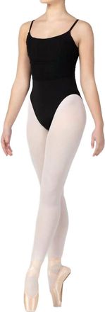 Bloch Franca Ruched Bodice Camisole Leotard In Black