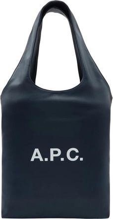A.P.C. Ninon Tote Bag - Dames - Shoppers - Blauw - ONE Size - Polyester - Tassen