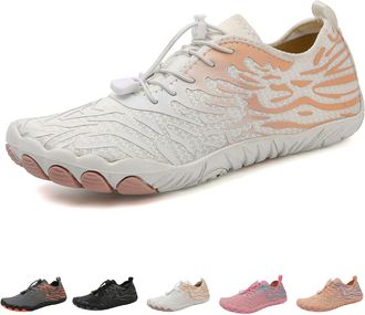 Generic Grounded Footwear for Women Men Neuropathy, Hikes Barefoot Shoes Orthopedic, Slip on Lightweight Grounded Footwear (8023-White, Adult, Men, 7, Numeric