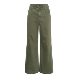 Saint Tropez Tita Wide Leg Jeans - Jeans - Mujer - Verde - S