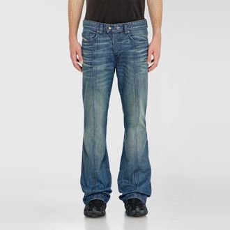 Diesel Bootcut Jeans Regular Waist 1998 D-Buck, Medium blue, Button fly