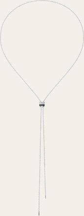 Boucheron Quatre Black Edition Small 18K White Gold Tie Necklace