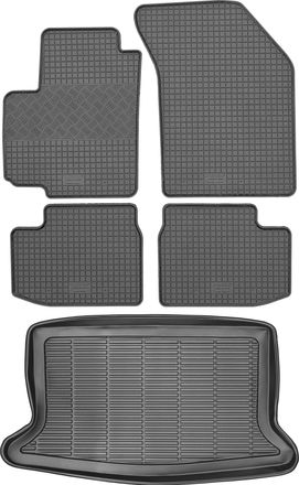 OEM Juego De Alfombrillas De Goma Para Coche Y Maletero Para Suzuki Sx4 I Sed&aacute;n (2006-2014)