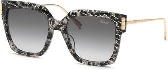 Chopard SCH353M 03KU Womens Sunglasses Tortoiseshell Size 54