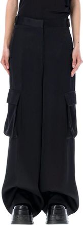 Versace Black CARGO PANT DUCHESSE