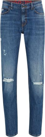 HUGO BOSS Hugo Mens Slim Fit 708 Jeans in Med Blue 420 - Size 31W/32L