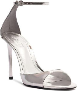 Schutz Scarlett Ankle Strap Sandal in Prata at Nordstrom, Size 5.5