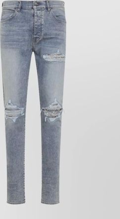 Amiri distressed jean embroidered pocket