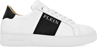 Philipp Plein Lo-Top Leather Sneakers - unisex - Leather - 37 - White