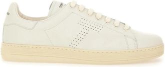 Tom Ford Warwick Lage Sneakers - Heren - Sneakers - Beige - 41 1/2 EU - Schoenen