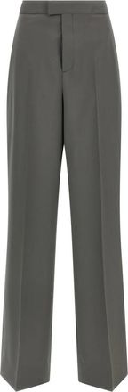 ARMARIUM Juno Tailored Broeken - Dames - Wijde Broeken - Grijs - XS - Wol - Broeken