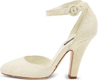 Dolce & Gabbana Pumps con motivo jacquard - Bianco