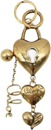 Chlo&eacute; Accessoires, Dames, Geel, ONE Size, Symbols Multiple Hearts Sleutelhanger