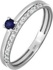 Bony Levy El Mar 18K White Gold Sapphire & Diamond Stackable Ring at Nordstrom Rack, Size 6.5