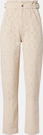 Isabel Marant Kylea broderie anglaise straight jeans