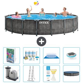 Intex Piscina Prism Frame Redonda - 549x122 Cm - 9-piezas S576