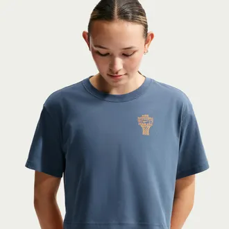 Nike Womens Move Dri-FIT T-Shirt in Blue | IO0934-438