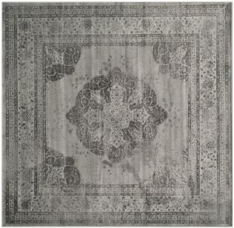 Safavieh Alfombra viscosa grigio/multicolore 183 x 183 cm