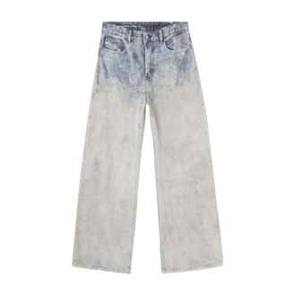 Diesel Wide Jeans, female, Blue, Size: W28 1996 D-Sire Jeans