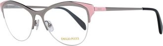 Emilio Pucci Gray Metal Glasses Womens (Frames)