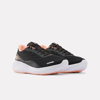 Reebok Laufschuh REEBOK ENERGEN SPEED, Damen, Gr. 37,5, grau 6, future peach, schwarz, Synthetik, Textil, Schuhe Laufschuh