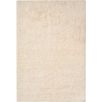 Beliani Alfombrilla De Ba&ntilde;o Moderna De Algod&oacute;n Forma Rectangular 60 X 90 Cm Color Liso Accesorios De Ba&ntilde;o Blanco Crema Goela