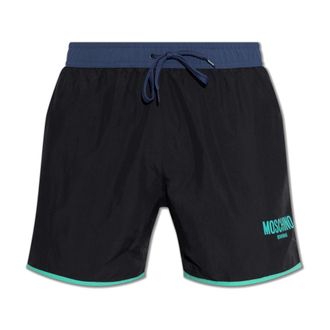Moschino Heren, Badkleding, Zwart, Maat: 2XL Polyamide