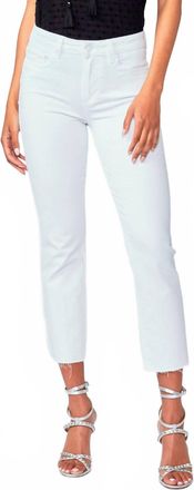 Paige Cindy Crop Jeans In Crisp White