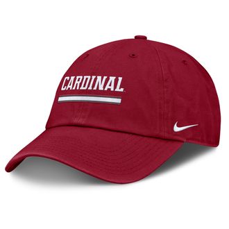 Nike Stanford Primetime Campus Club Nike Mens College Adjustable Hat in Red | NC0169WSDN-2GH
