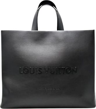 Louis Vuitton Pre-owned Vintage Tote Bag - unisex - Vintage Shopper - Zwart - ONE Size - Leer - Vintage