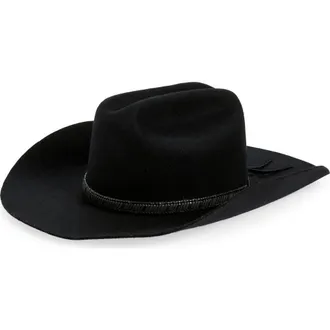 Lack of Color The Ridge Cowboy Hat in Black at Nordstrom Rack, Size Small