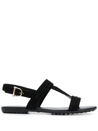 Tod's Slingback sandalen - Zwart