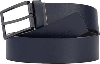 Piquadro leather belt - unisex - Leather - One Size - Blue