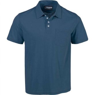 Mountain Khakis Mens Bleeker Short Sleeve Polo In Blue Ridge
