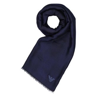 Armani Winter sjaals - Heren - Accessoires - Blauw - Maat: ONE Size