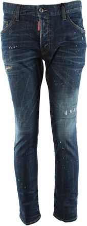 Dsquared2 Skater Jean - Heren - Slim Fit Jeans - Blauw - 2XL - Katoen - Jeans
