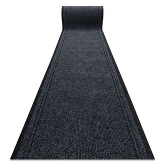 RugsX Rugsx - Felpudo Alfombra De Pasillo Con Refuerzo De Goma M&aacute;laga Antracita 2082 100 Cm Grey 100x490 Cm