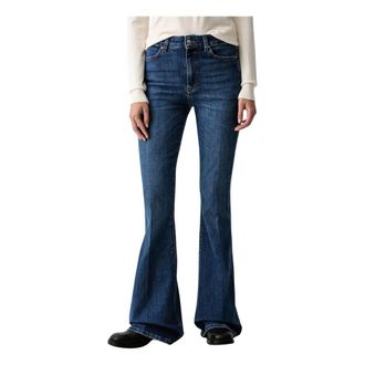 Vicolo Dames, Jeans, Blauw, Maat: S Katoen