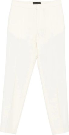 Fabiana Filippi Broeken, Dames, Wit, L, Stijlvolle Pant Pad 215F326 L530 0145