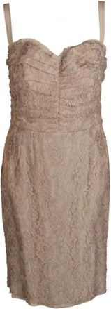 Dolce & Gabbana Dames, Jurken, Roze, Maat: L Viscose