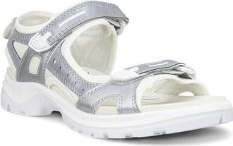 Ecco Offroad Sandal in Silver Reflective/White at Nordstrom, Size 12-12.5Us