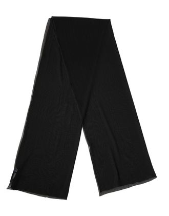Dolce & Gabbana Silk-Elastane Wrap Shawl - Black