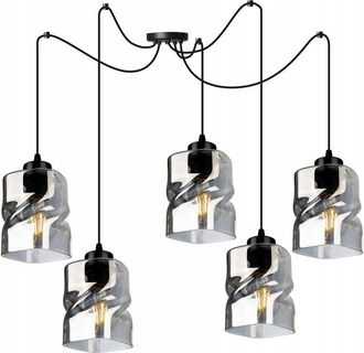 OEM L&aacute;mpara Colgante Ara&ntilde;a Moderna De Cristal