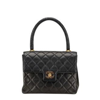 Chanel Pre-owned Matelasse Handtas - Dames - Pre-owned - Zwart - Maat: ONE Size Leer