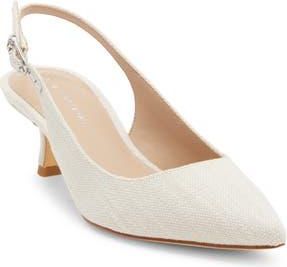 Stuart Weitzman Isla Slingback Pump in Natural at Nordstrom Rack, Size 11.5