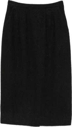 Dolce & Gabbana F4Dg 9T Futb 2 N0000 - Dames - Kokerrokken - Zwart - M - Leer - Rokken