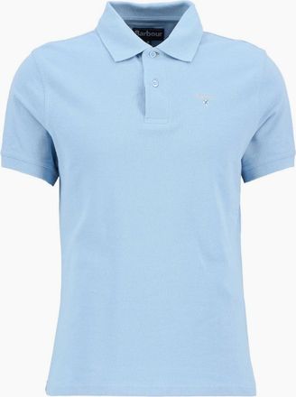 Barbour Mens Barbour Original Sports Polo Polo Shirt BL32 Sky - Size: 42