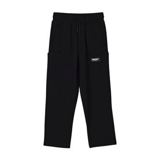 DKNY Relaxed Fit Trousers - male - DKNY - Sweatpants - Black - 4 Y - Kids