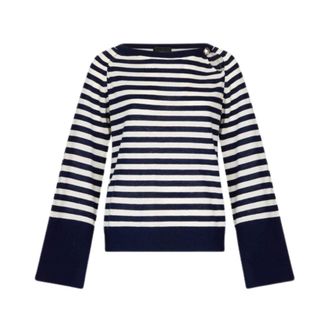 Liu Jo Truien & Vesten, Dames, Veelkleurig, M, Wol, Casual Merinowol Hoodie