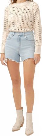 Silver Jeans Co Sure Thing High Rise Shorts In Indigo